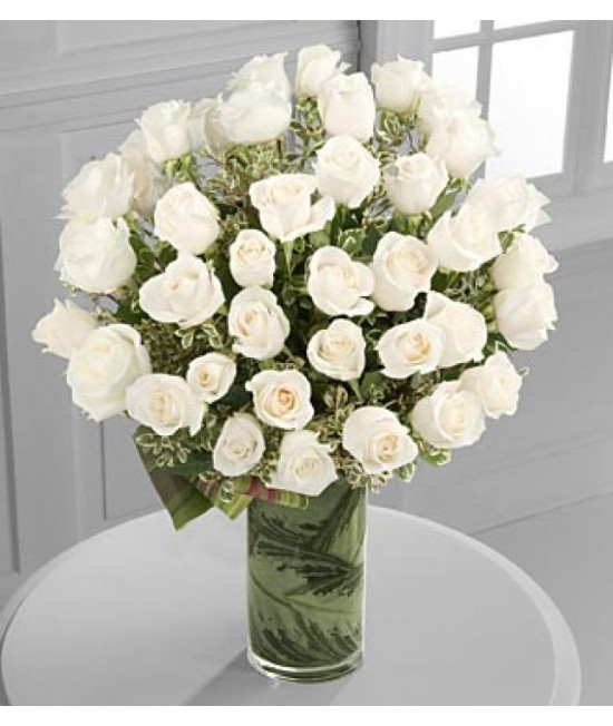 Clarity Luxury Rose Bouquet - 48 Stems